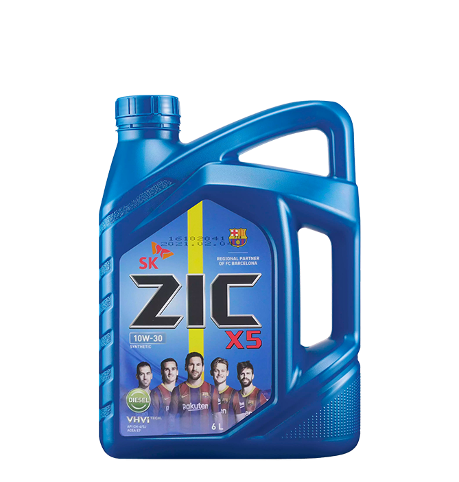 ZIC X5 10W/30 DIESEL 6 ลิตร